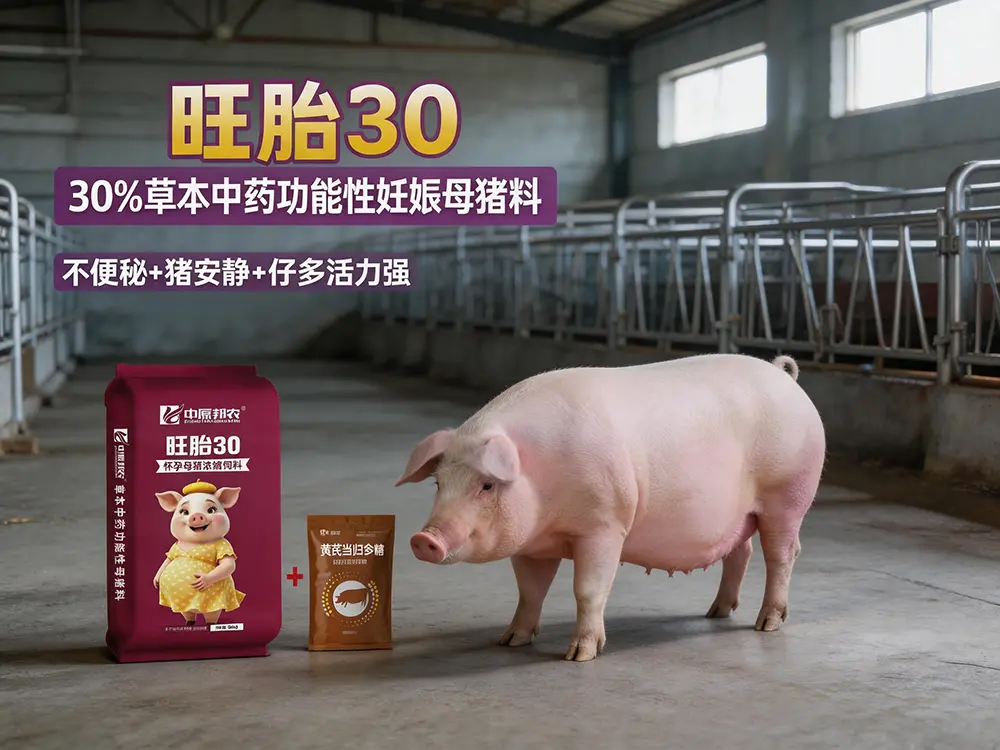 妊娠母猪常见三大问题：便秘、躁动、弱仔多？科学配方帮你逐个击破